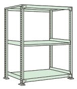 サカエ SAKAE中軽量棚ＭＬ型（２５０ｋｇ／段・単体・Ｈ１２００ｍｍ・３段）ML-8363／185492|サカエの棚特集