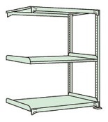 サカエ SAKAE中軽量棚ＭＬ型（２５０ｋｇ／段・連結・Ｈ１５００ｍｍ・３段）ML-9363R／185509|サカエの棚特集