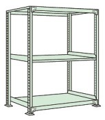 サカエ SAKAE中軽量棚ＭＬ型（２５０ｋｇ／段・単体・Ｈ１２００ｍｍ・３段）ML-8753／185654|サカエの棚特集