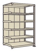 サカエ SAKAE中軽量棚ＰＭＬＷ型パネル付（２５０ｋｇ／段・連結・６段）PMLW-2126R／197367|サカエの棚特集
