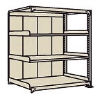 サカエ SAKAE中軽量棚ＰＭＬＷ型パネル付（２５０ｋｇ／段・連結・４段）PMLW-9344R／197471|サカエの棚特集