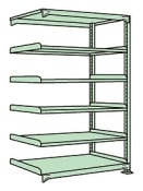 サカエ SAKAE中量棚ＮＬ型（３００ｋｇ／段・連結・高さ２１００ｍｍ・６段）NL-2326R／185852|サカエの棚特集