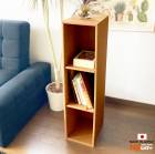 強化ダンボール製 軽い 丈夫な3段 隙間ラック