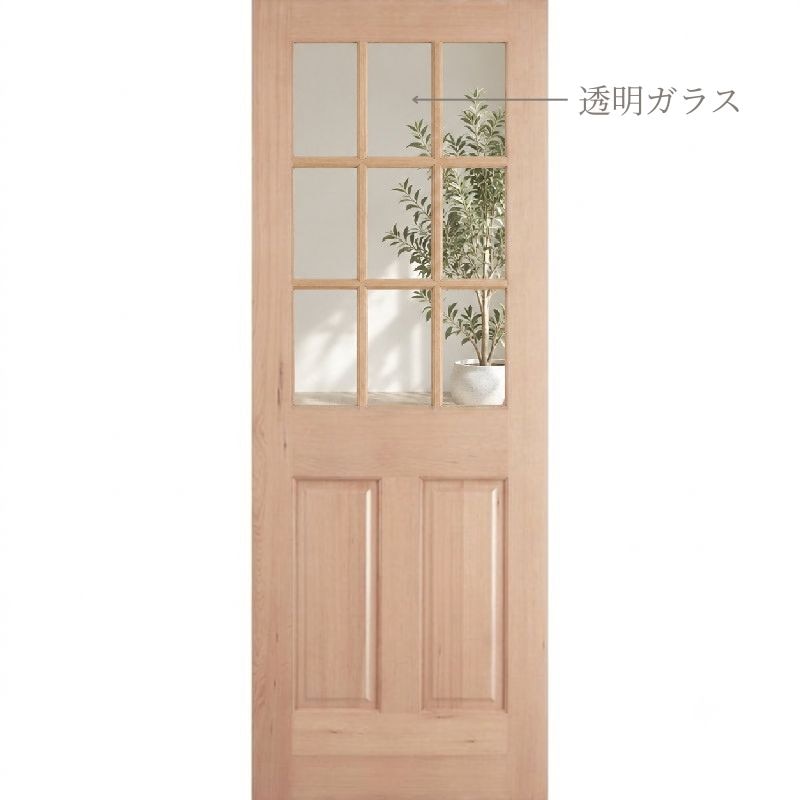 【ドア単体・最短1～3日出荷】ヘムロック木製室内ドア 巾712mm  VIDA（旧ジェルドウェン） 944 無塗装