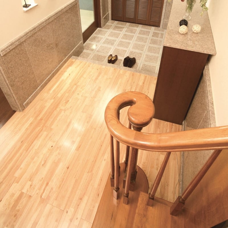【特価】無垢フローリング フォレスタ ラバーウッド UVA-601S クリア 13mm厚x150mm巾x1820mm長 1.638㎡/箱（6枚入り）