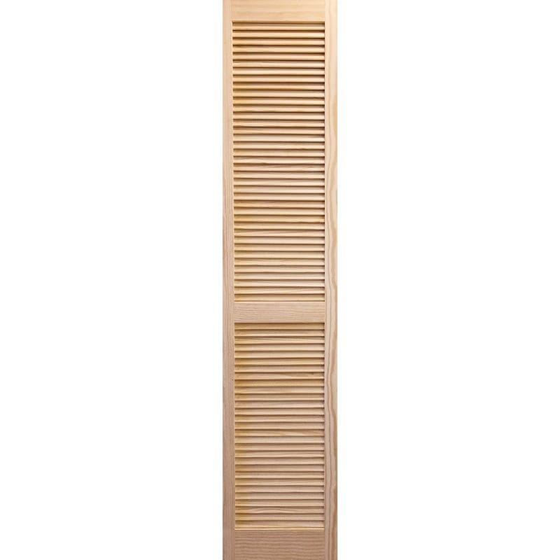 【パインドア】木製ドア バイフォールドタイプ単体 クリアパイン P1423 フルルーバー ドア厚28.5mm 無塗装品