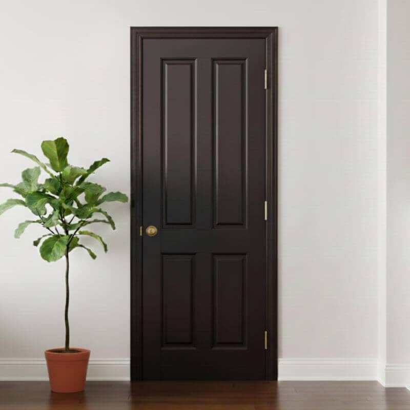 【片開きセット】ヘムロック木製室内ドア 巾661mm  ジェルドウェン 44 枠巾・塗装選択可（ノックダウン式）