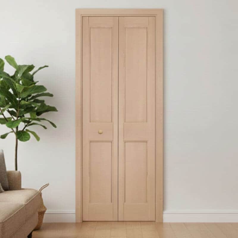 【ジェルドウェン】 ヘム木製折戸 巾905mm ノックダウン加工・塗装オプション付き 1444-30 レール・金物・木製取手付