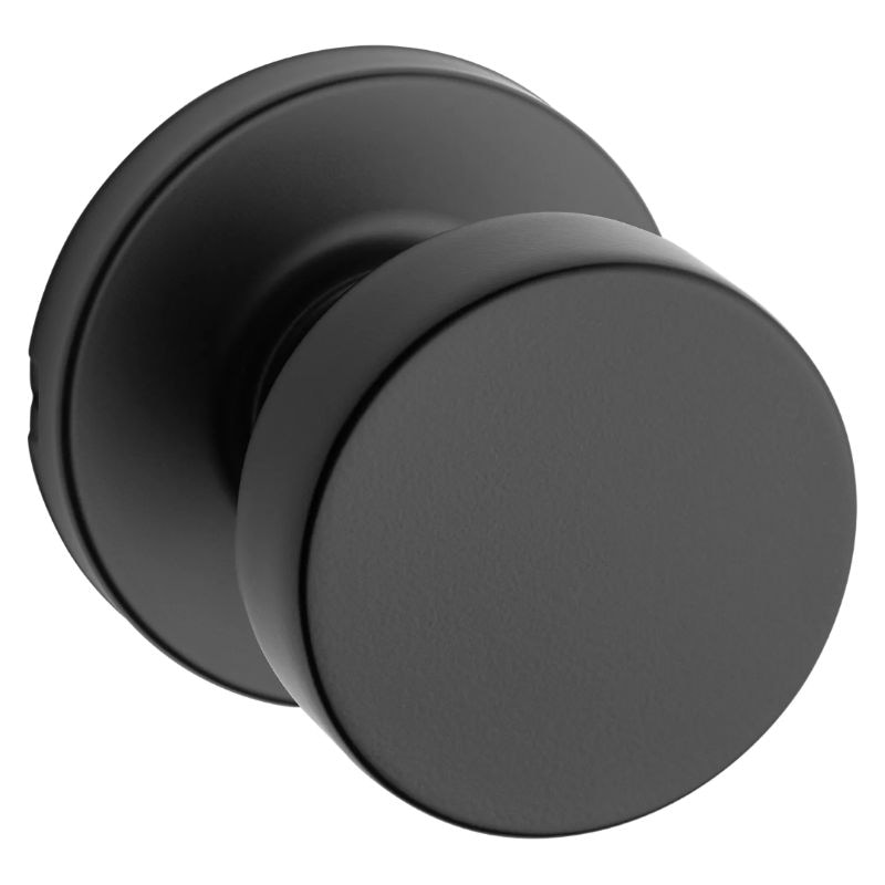 【クイックセット】 室内ドアノブセット ピスモ・ラウンド 空錠 720PSK-RDT マットブラック(514)