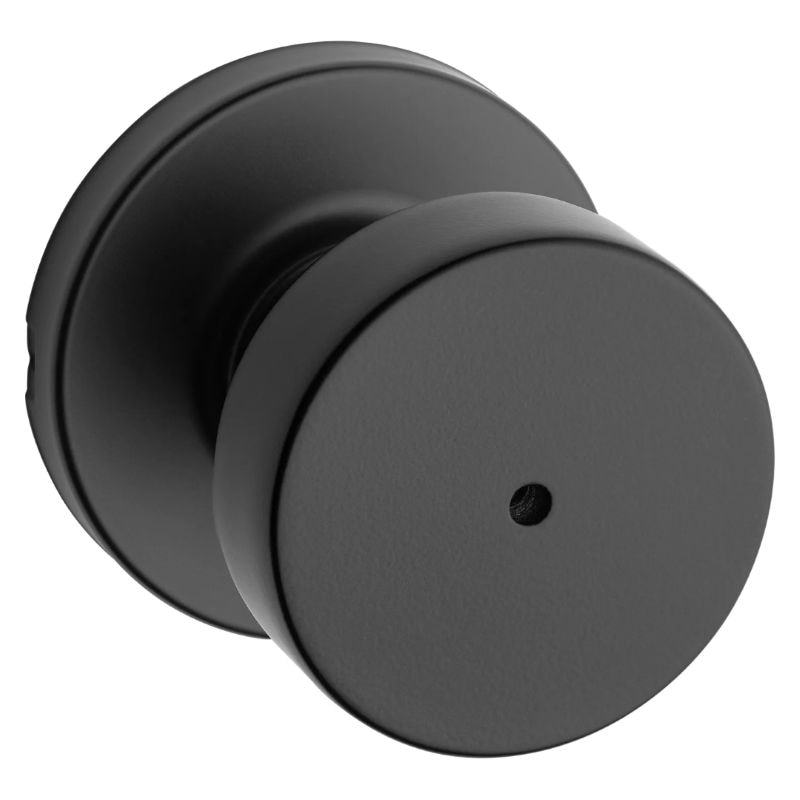 【クイックセット】 室内ドアノブセット ピスモ・ラウンド サムターン付き 730PSK-RDT マットブラック(514)