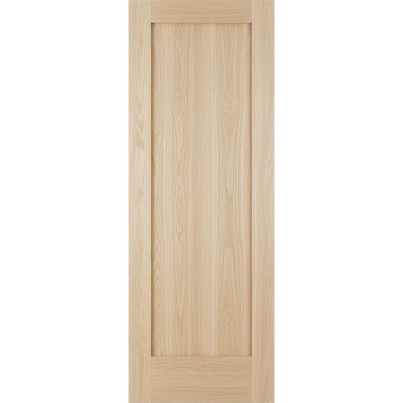 【限定モデル】 ホワイトオーク木製室内ドア 巾610mm スクエアシェーカーパネル 1011WS  無塗装 ※在庫限り