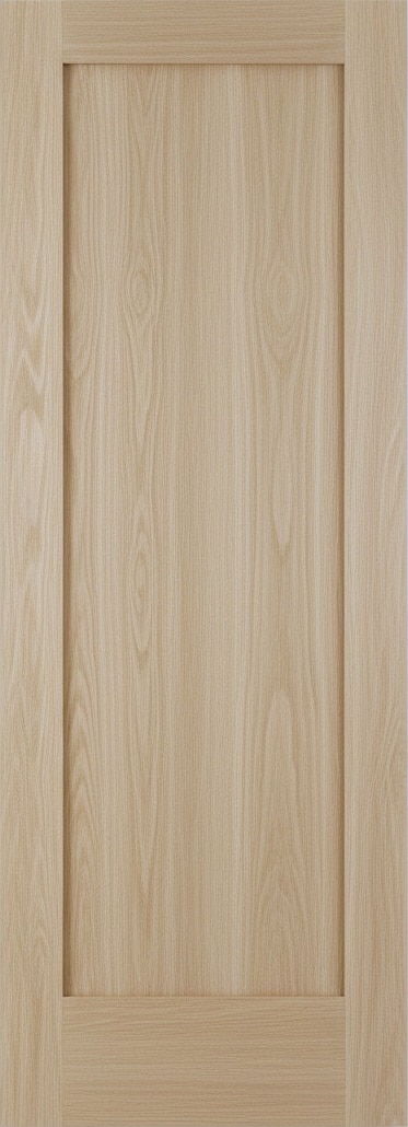 【限定モデル】 ホワイトオーク木製室内ドア 巾762mm スクエアシェーカーパネル 1011WS  無塗装 ※在庫限り