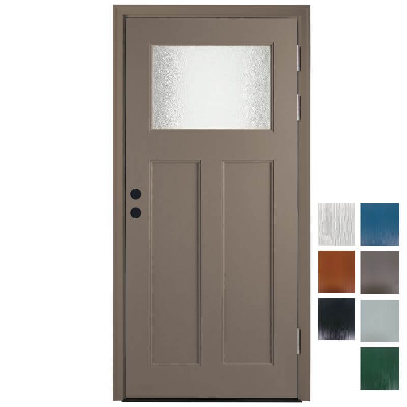 【高耐久・高断熱】輸入外部ドア［片開きセット］ ディスティンクション D39C-30 OBS 巾908 x 高さ2007mm ノックダウン 塗装色バリエーション有り