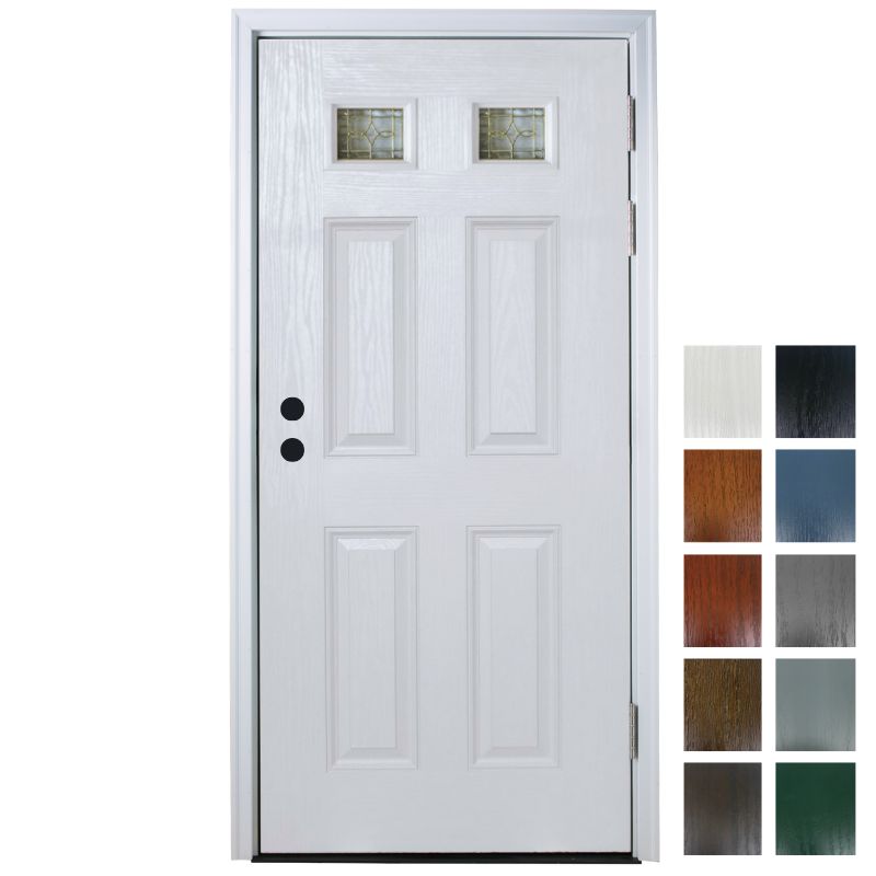 【高耐久・高断熱】輸入外部ドア［片開きセット］ ディスティンクション 68AB-30 巾908mm x 高さ2007mm ノックダウン 塗装色バリエーション有り