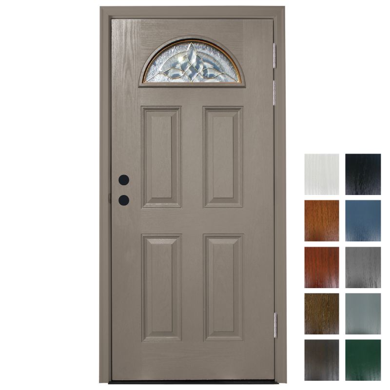 【高耐久・高断熱】輸入外部ドア［片開きセット］ ディスティンクション 46CF-30 巾908 x 高さ2007mm ノックダウン 塗装色バリエーション有り