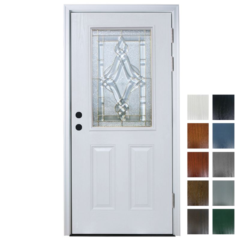 【高耐久・高断熱】輸入外部ドア［片開きセット］ ディスティンクション 46MF-30 巾908 x 高さ2007mm ノックダウン 塗装色バリエーション有り