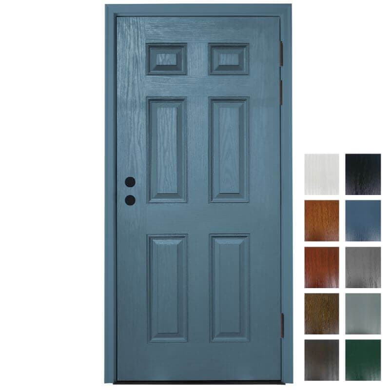 【高耐久・高断熱】輸入外部ドア［片開きセット］ ディスティンクション 68-30 巾908 x 高さ2007mm ノックダウン 塗装色バリエーション有り