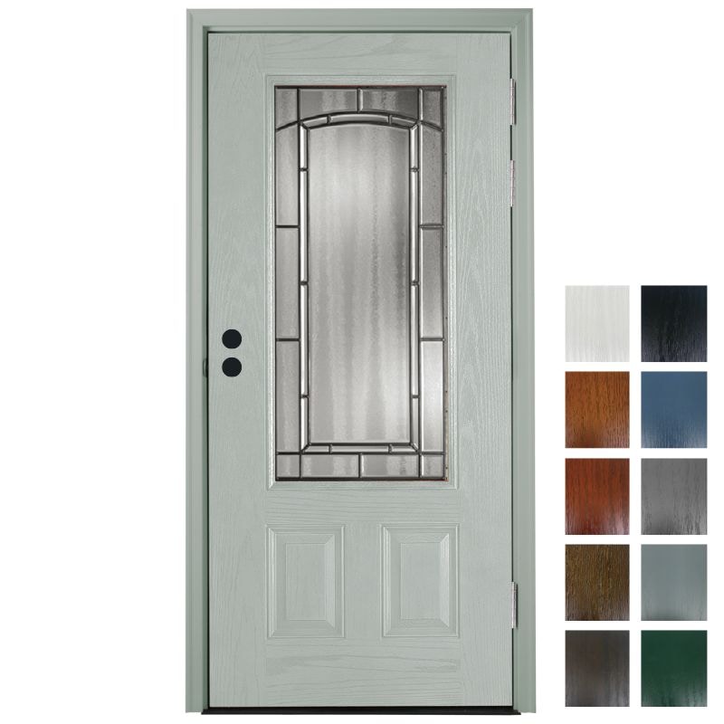 【高耐久・高断熱】輸入外部ドア［片開きセット］ ディスティンクション ADELAIDE-30 巾908 x 高さ2007mm ノックダウン 塗装色バリエーション有り