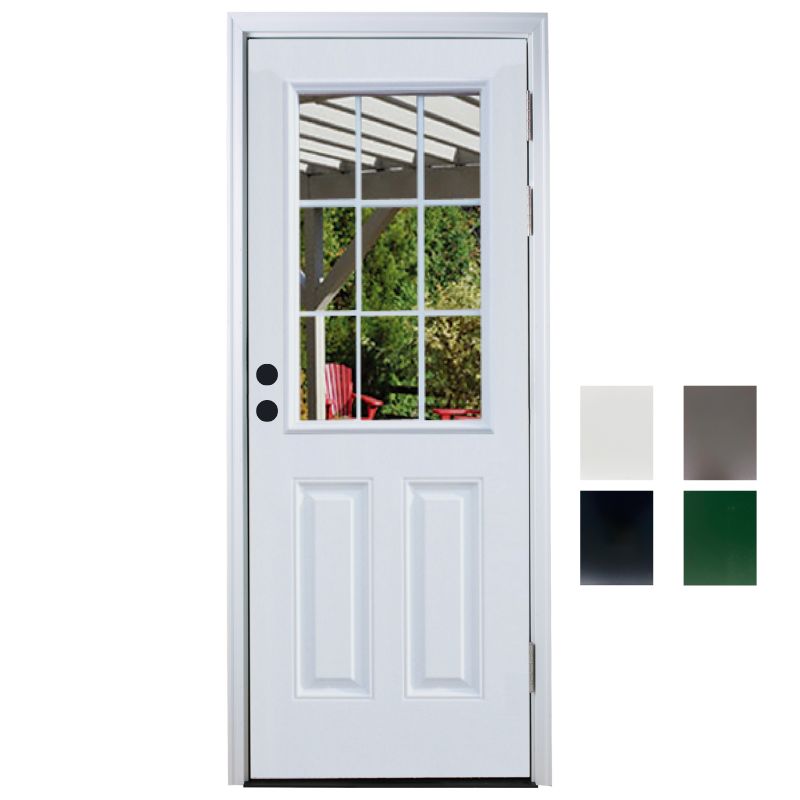 【高耐久・高断熱】輸入外部ドア［片開きセット］ ディスティンクション S31G-26N 巾756 x 高さ2007mm ノックダウン 塗装色バリエーション有り