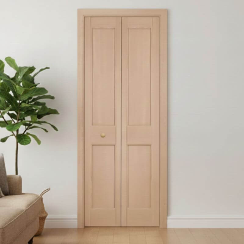 【ジェルドウェン】 ヘム木製折戸 巾753mm ノックダウン加工・塗装オプション付き 1444-26 レール・金物・木製取手付