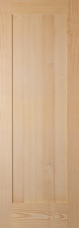 片引き室内ドアセット クリアパイン20P 無塗装 引手付き・枠巾&塗装選択OK|巾610mm ノックダウン式