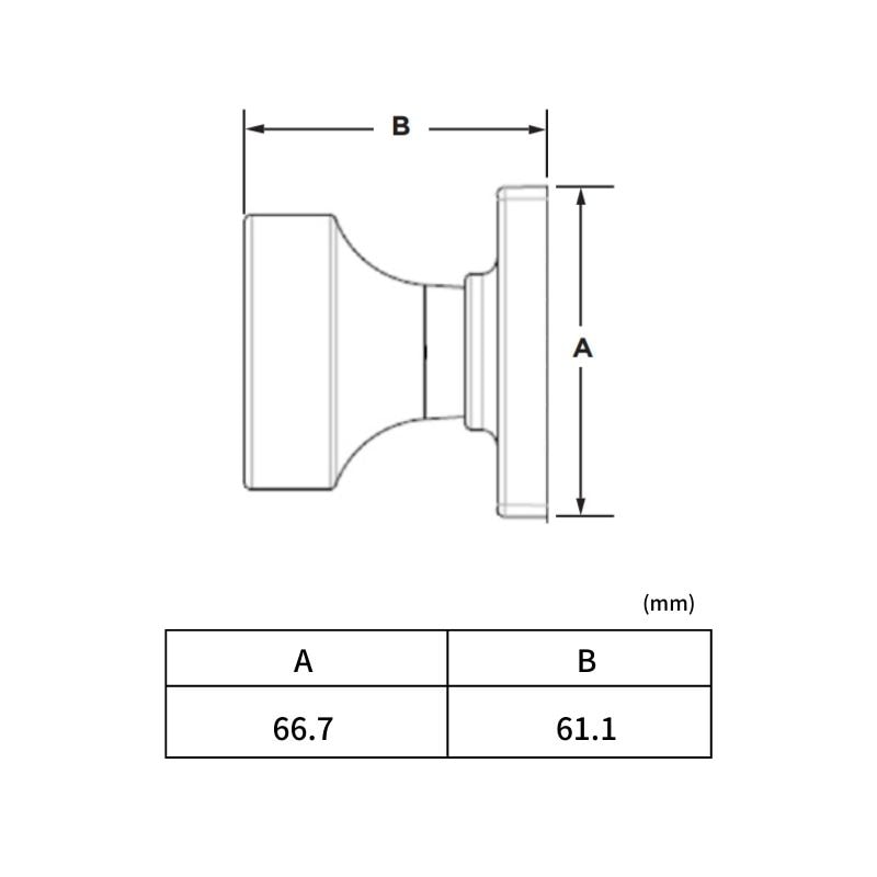 【お取り寄せ品】クイックセット 室内ドアノブセット ピスモ・スクエア 空錠 720PSK-SQT サテンブラス(4)