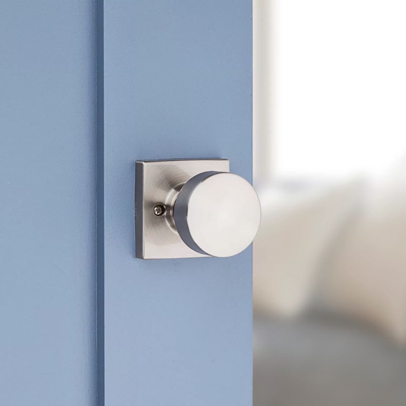 【お取り寄せ品】クイックセット 室内ドアノブセット ピスモ・スクエア 空錠 720PSK-SQT サテンニッケル(US15)