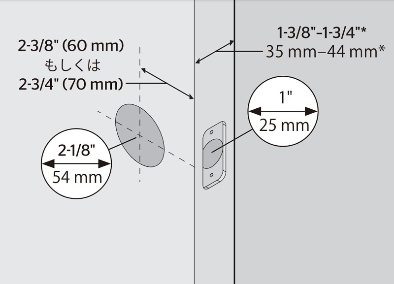 【お取り寄せ品】クイックセット 室内ドアノブセット ピスモ・スクエア 空錠 720PSK-SQT サテンニッケル(US15)