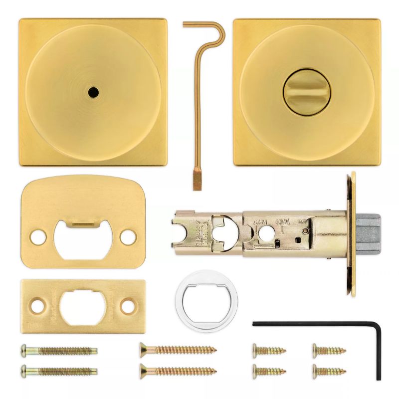 お取り寄せ品】クイックセット 室内ドアノブセット ピスモ・スクエア