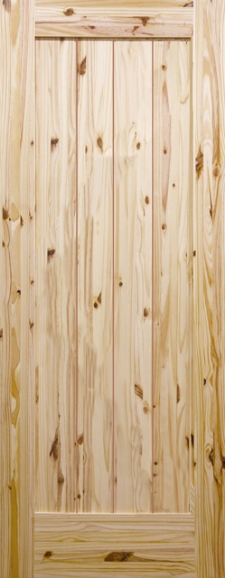 【パインドア】木製室内ドア 巾610mm ノッティーパイン 1033 バーンドアタイプ 高さ2032mm 無塗装