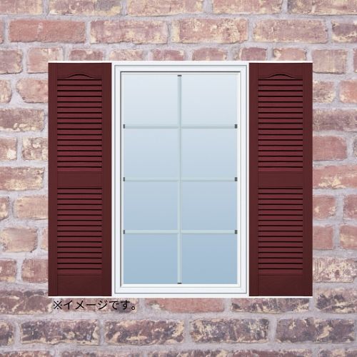 窓飾りシャッター オープンルーバー ワインベリー(078) W305 H991mm～2032mm(7サイズ）
