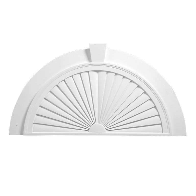 【輸入装飾材】 ファイポン ハーフラウンドサンバースト SWDH36X18-4FK 巾1092x高さ570x突出57mm