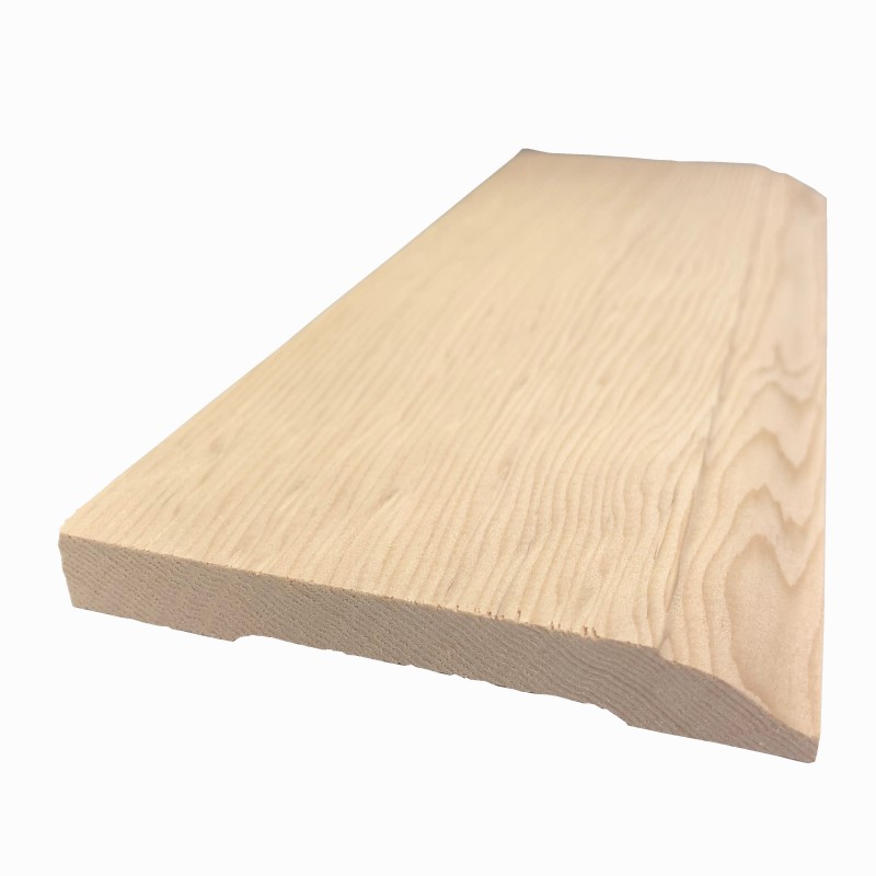 【木製モールディング】 巾木 H623  ヘム（ツガ）無塗装  厚さ10.3mm x 幅81.8mm x 長さ3657mm