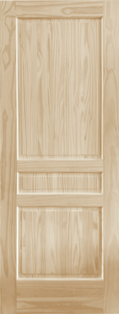 片開き室内ドアセット クリアパイン30 無塗装 枠・塗装選択OK｜巾813mm ノックダウン式