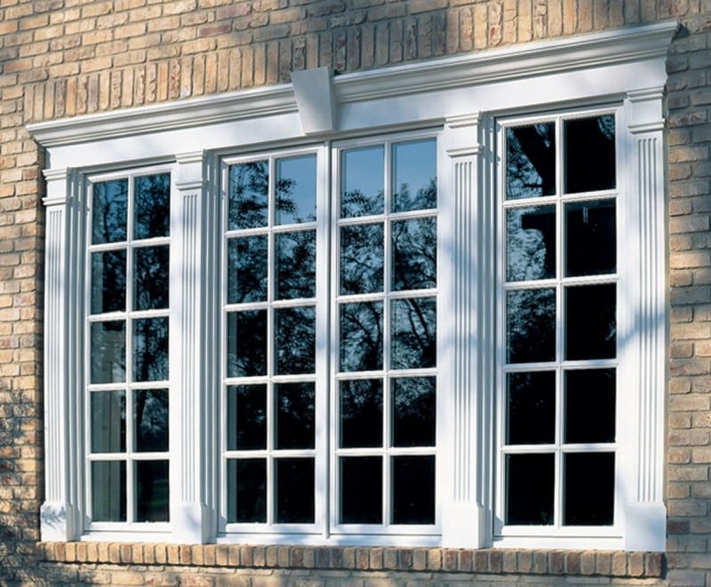 【輸入装飾材】 ファイポン ピラスター溝付 PIL108 巾114/133/178mm 高さ2743mm 2本1組