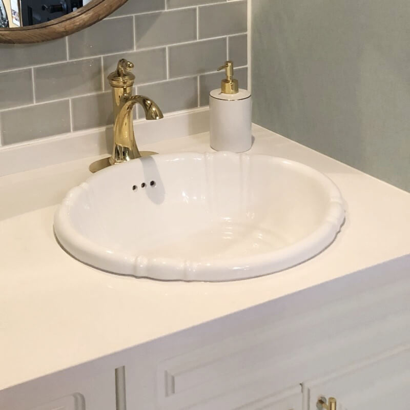 【海外スタイル】洗面ボウル スタンダードシリーズ HPB2501 プレーンホワイト 503x410mm 約9kg 陶器製