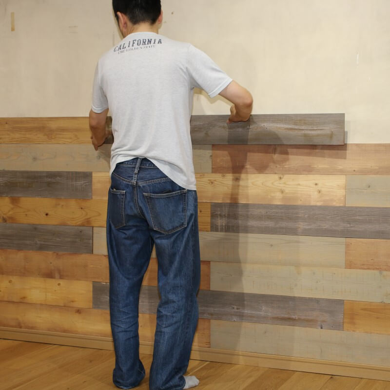 【天然木壁パネル ソリデコ NATURAL AGING 4x128x1180mm 1ケース(11枚=1.66m2入り） 】| ハウディープラス公式通販