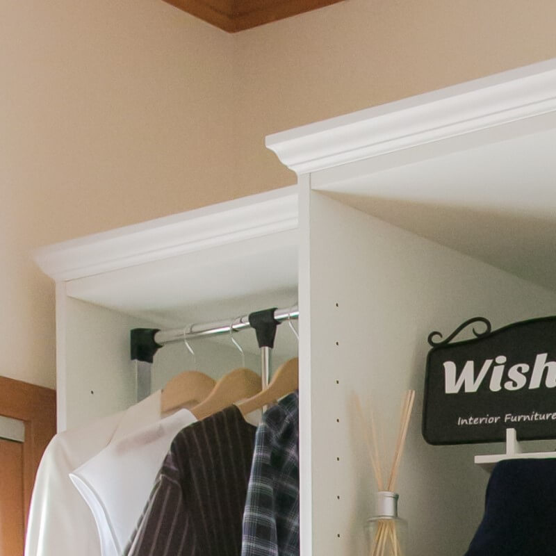 アメリカンクローゼットシステム Wish Port アーバンセットC　巾1604mm x 奥行450/600mm x 高さ2200mm