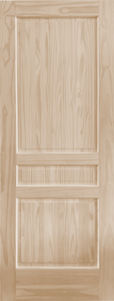 片引き室内ドアセット クリアパイン30 無塗装 引手付き・枠巾＆塗装選択OK｜巾762mm ノックダウン式