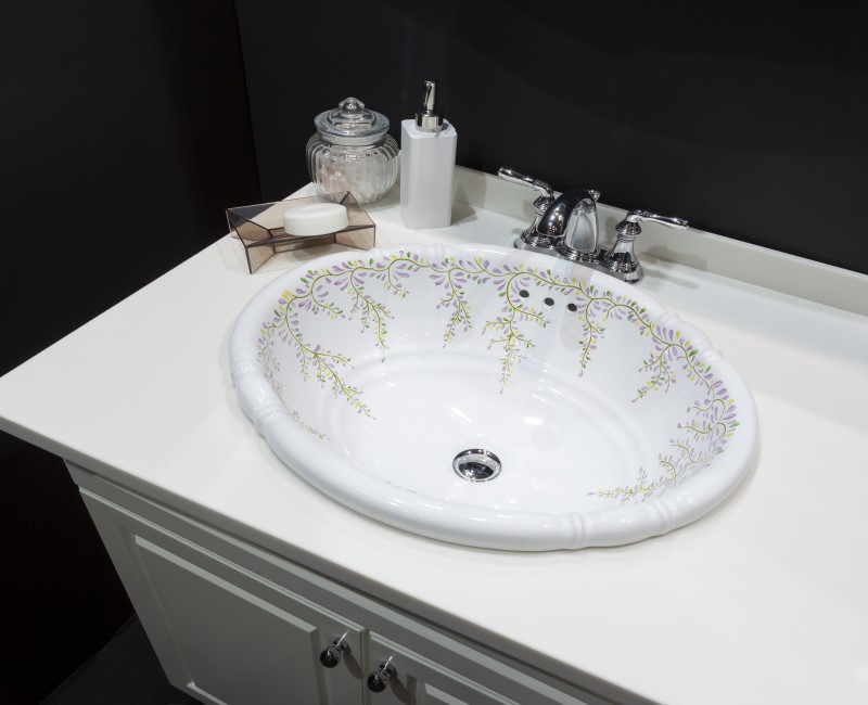 【海外スタイル】洗面ボウル スタンダードシリーズ HPB2401 ホーリーピンキー 503x410mm 約9kg 陶器製