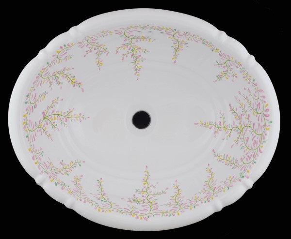 【海外スタイル】洗面ボウル スタンダードシリーズ HPB2401 ホーリーピンキー 503x410mm 約9kg 陶器製