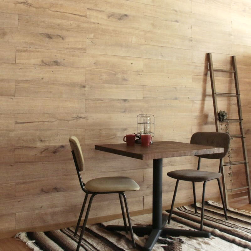 天然木壁パネル ソリデコ OAK NATURAL 4x128x1180mm 1ケース(11枚=1.66ｍ2入り）
