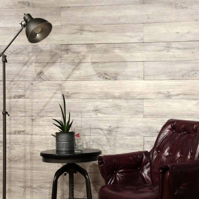 天然木壁パネル ソリデコ OAK WHITE GRAY 4x128x1180mm 1ケース(11枚=1.66ｍ2入り）