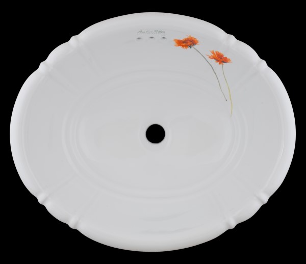 【海外スタイル】洗面ボウル  ビアトリクス・ポター™イングリッシュガーデンシリーズ EGB2703 503x410mm 約9kg 陶器製