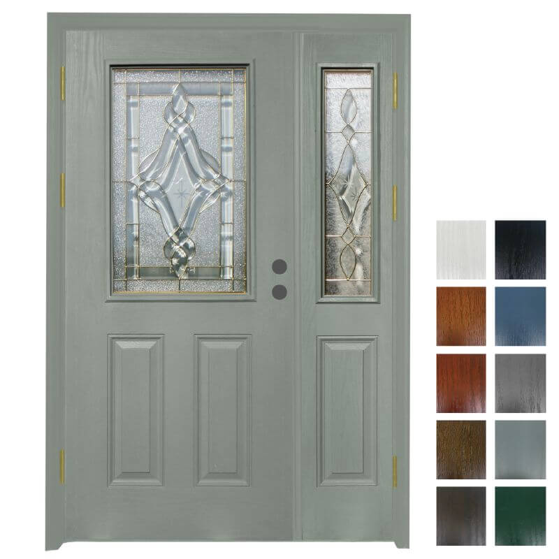 【高耐久・高断熱】輸入外部ドア［親子ドアセット］  ディスティンクション 46MF-30/12 ノックダウン 塗装色バリエーション有り