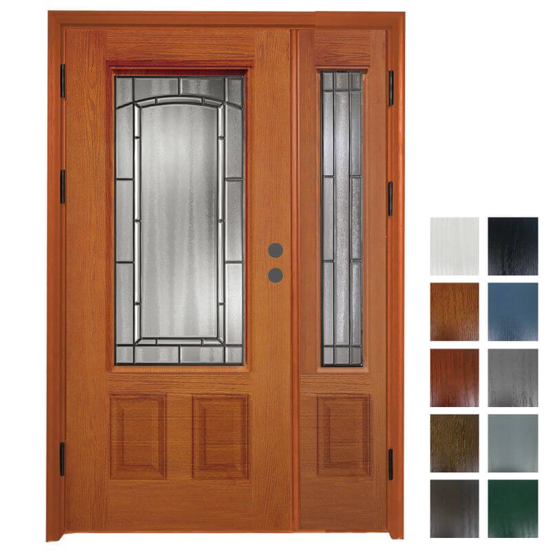 【高耐久・高断熱】輸入外部ドア［親子ドアセット］  ディスティンクション ADELAIDE-30/12 ノックダウン 塗装色バリエーション有り