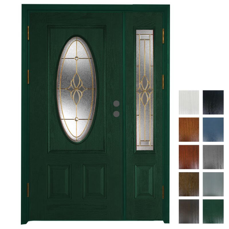 【高耐久・高断熱】輸入外部ドア［親子ドアセット］  ディスティンクション NIAGARA-30/12 ノックダウン 塗装色バリエーション有り