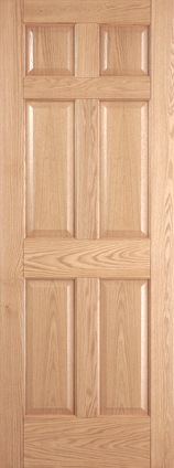 【ドア単体】レッドオーク木製室内ドア 巾813mm ジェルドウェン 66R 無塗装