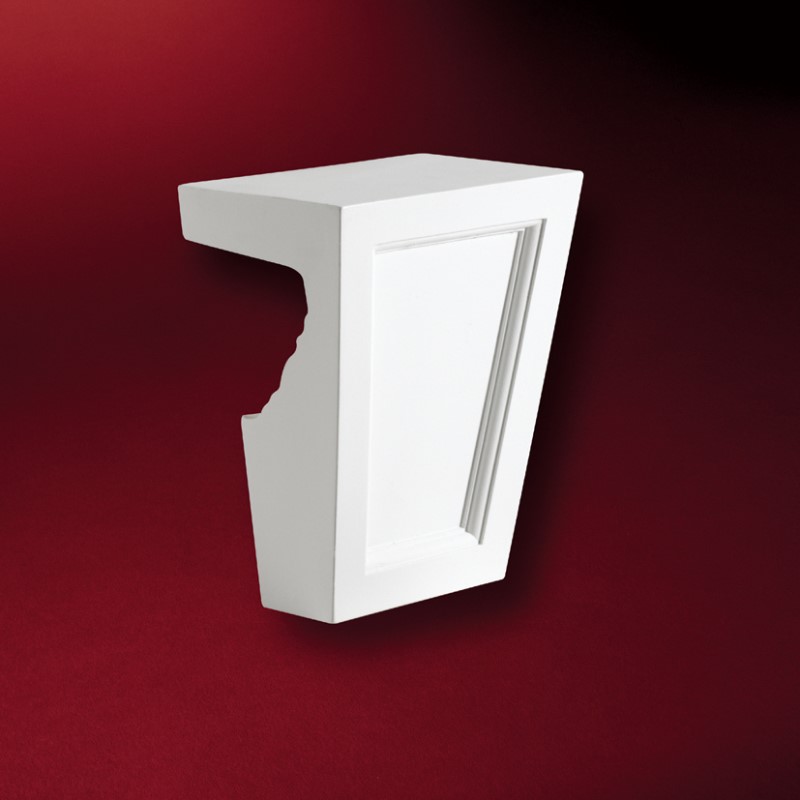 【輸入装飾材】 ファイポン キーストン KP6M 上部巾146mm(下部巾102mm) x 高さ178mm x 上部厚み105mm(下部厚み44mm)