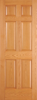 【片開きセット】レッドオーク木製室内ドア 巾762mm ジェルドウェン 66R 枠巾・塗装選択可(ノックダウン式)